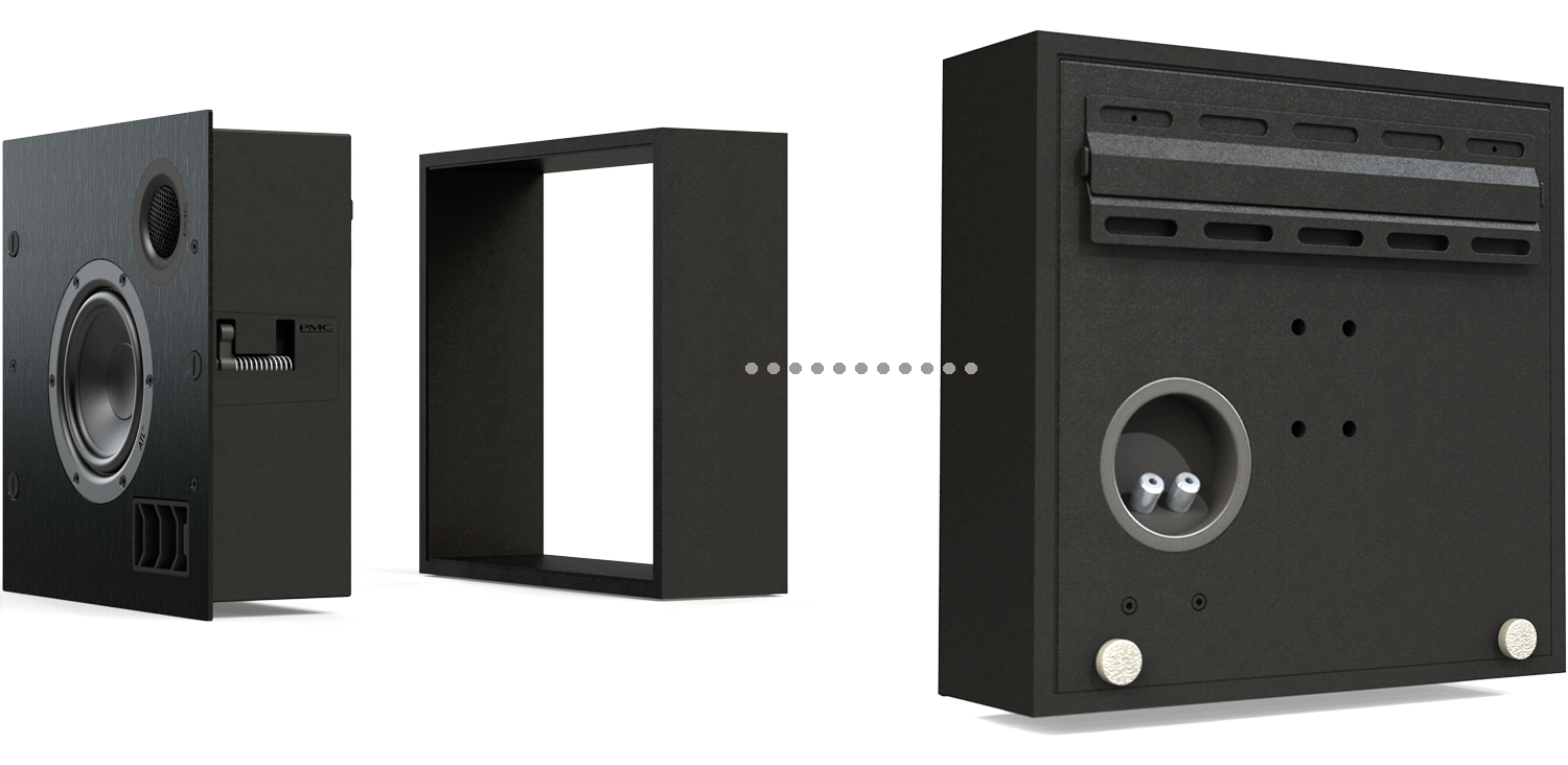 on-wall mounting kit speakers