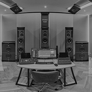 World class studio listening room